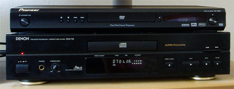 Pioneer DV-380 & Denon DCD-735