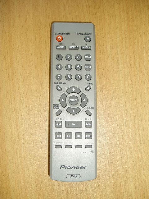Fjernbetjening til Pioneer DV-380